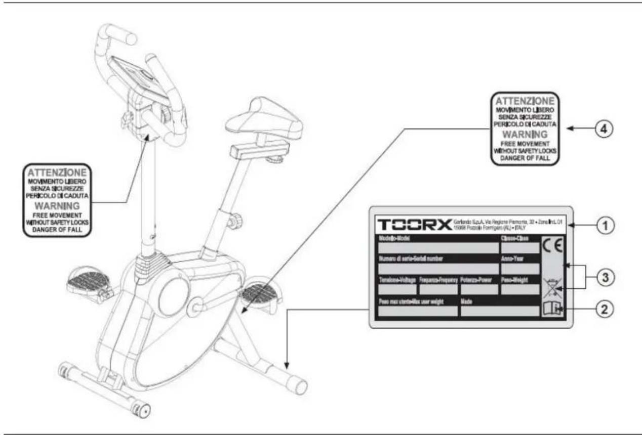 Toorx BRXFLEXI - Étiquettes sur le produit - 1