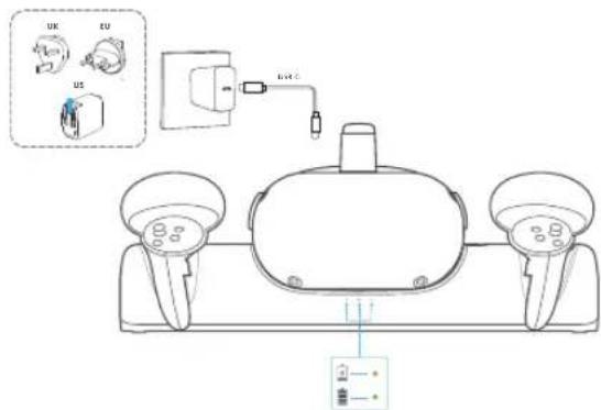 Anker 632 Charger (for Oculus Quest 2) - 充電ドックの使用方法 - 5