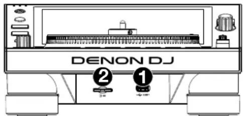 Denon DJ SC6000M Prime - Panel frontal - 1
