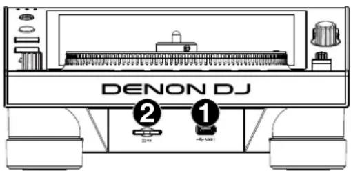 Denon DJ SC6000M Prime - Pannello anteriore - 1