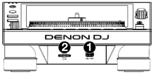Denon DJ SC6000M Prime - Panneau avant - 1