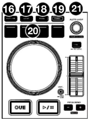 Denon DJ Prime GO - Panneau supérieur - 4