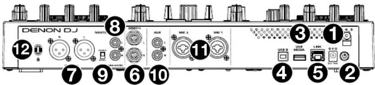 Denon DJ Prime GO - Rückseite - 1