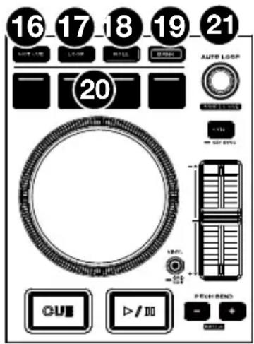 Denon DJ Prime GO - Pannello superiore - 4
