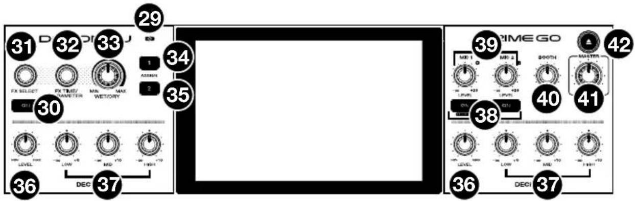 Denon DJ Prime GO - Top Panel - 6