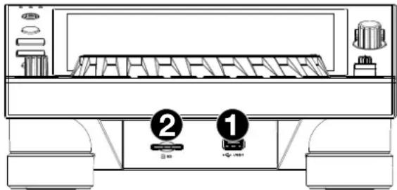 Denon DJ SC6000 Prime - Panel frontal - 1