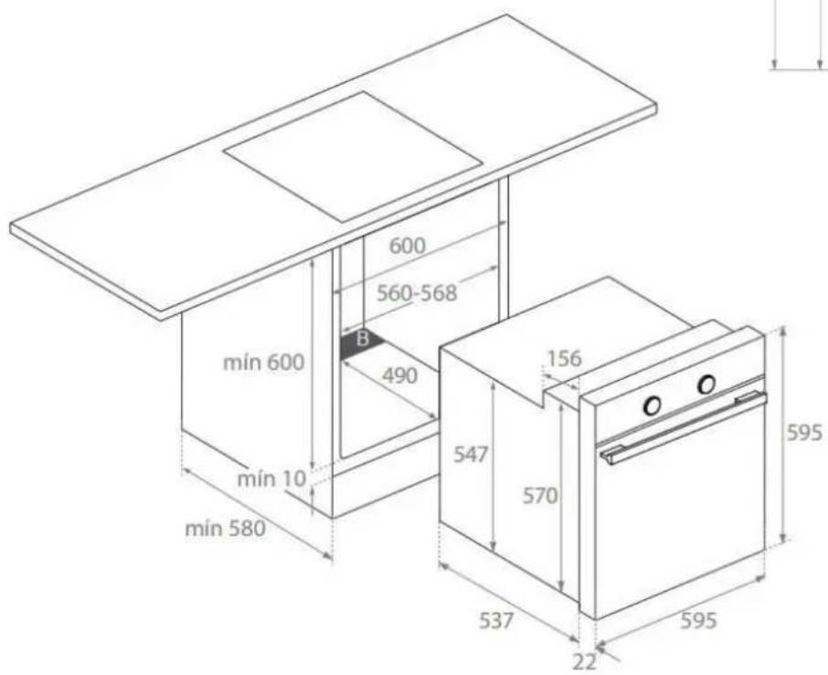 Pando PHT963 - INSTALLATION DIAGRAMS AND DIMENSIONS - 2