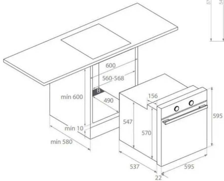 Pando PHT963 - INSTALLATION SCHEMES UND ABMESSAGENGEN - 2
