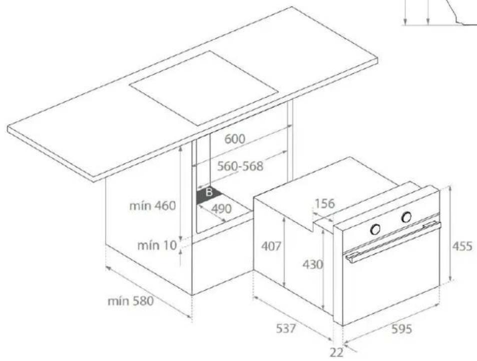 Pando PHT963 - INSTALLATION UNDER ARBEITSPLATTE - 1