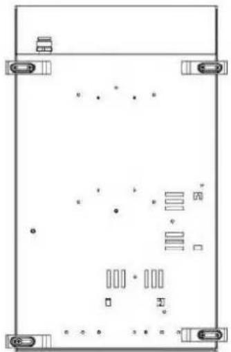 Pando PGA4130 - Posicionamento y fijación de ganchos en la parte inferior. - 1