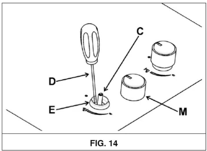 Pando PGA4130 - Si un robinet est bloqué, ne le forcez pas, demandez de l'assistance technique. - 1