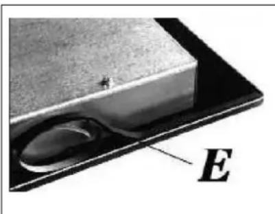 Pando PGA4130 - 4) FIJACION DE LA PLACA DE COCCION - 1