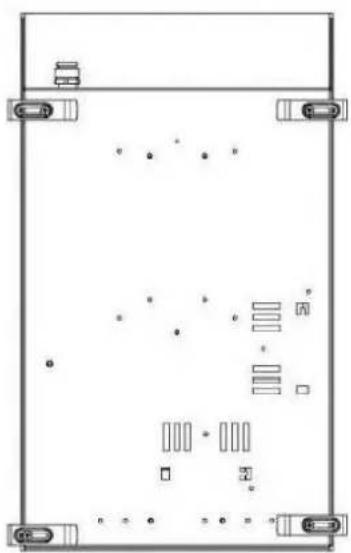 Pando PGA4130 - Posicionamento e fixação dos ganchos na parte inferior - 1