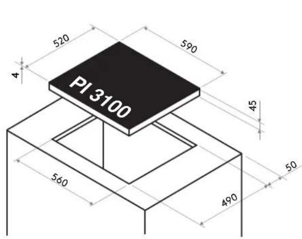 Pando PI 3100 - Encastrement - 1