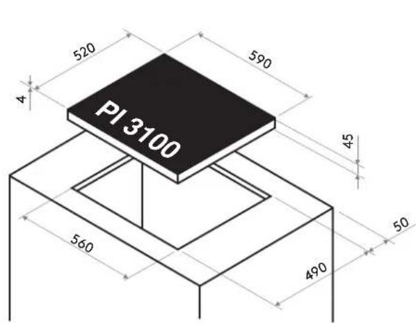 Pando PI3400 - Encaixe - 2