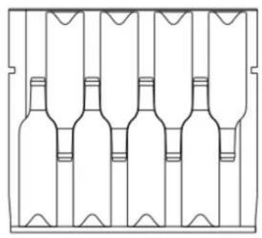 Pando PVMAVP 12470CRR - Distribution de bouteilles - 1