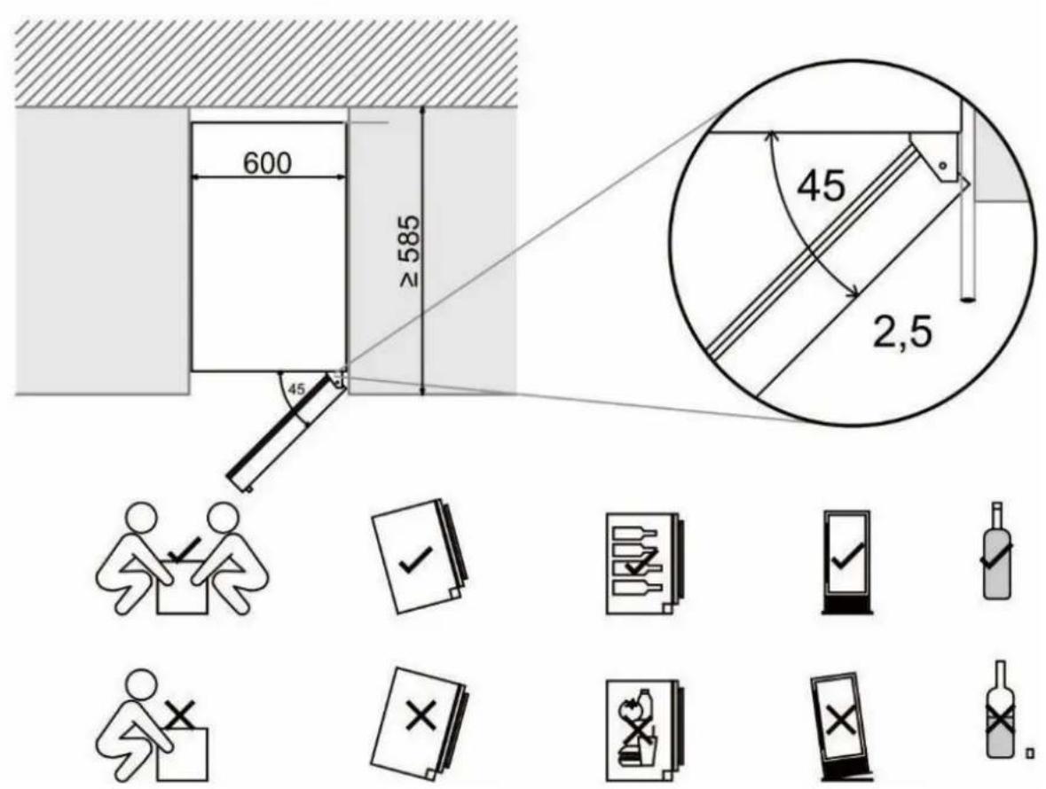Pando PVMAVP 12470CRR - INSTALLATION DIAGRAMS AND DIMENSIONS - 2