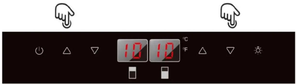 Pando PVMAVP 12470CRR - AJUSTE DO CONTROLLO DE TEMPERATUREA - 1