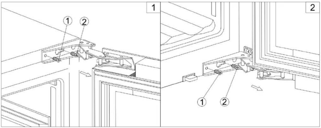 Pando PVMAVP 12470CRR - DIAGRAM - PROFESSIONAL ARTICULATED HINGE WITH CLOSURE "SOFT" - 1
