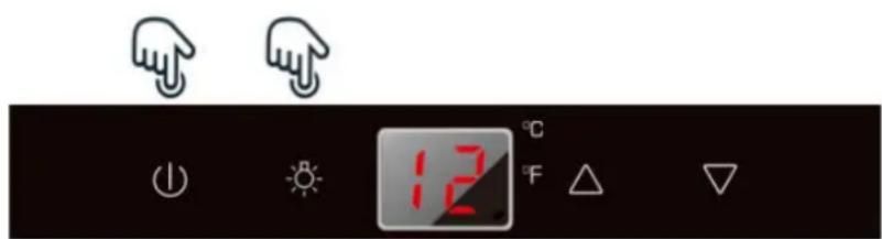 Pando PVZB 159 CRL - DISPLAY OFF MODE - 1