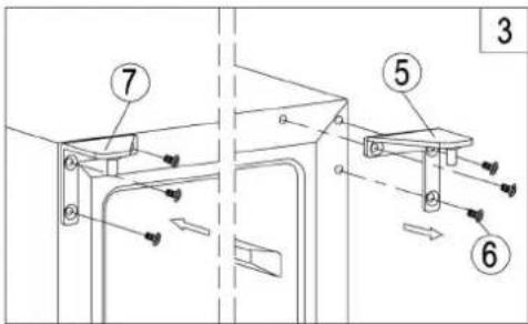 Pando PVZB 159 CRL - DIAGRAM - MODELS FITTED UNDER A WORKTOP - 4