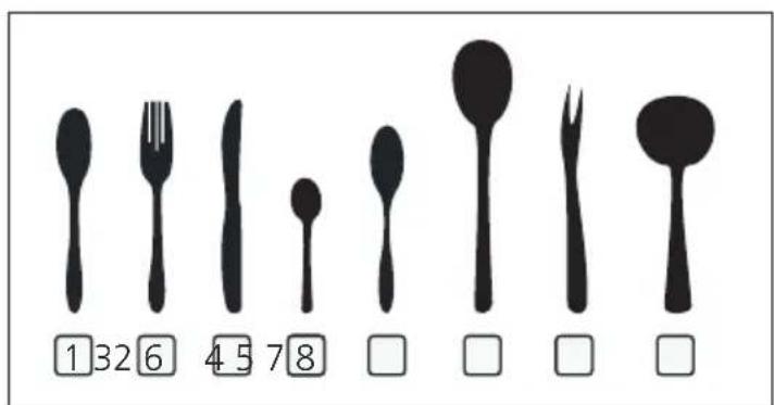 Pando PLT7460 - 3.Cutlery rack: - 2