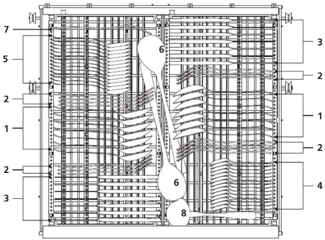 Pando PLT7460 - 3.Cutlery rack: - 1