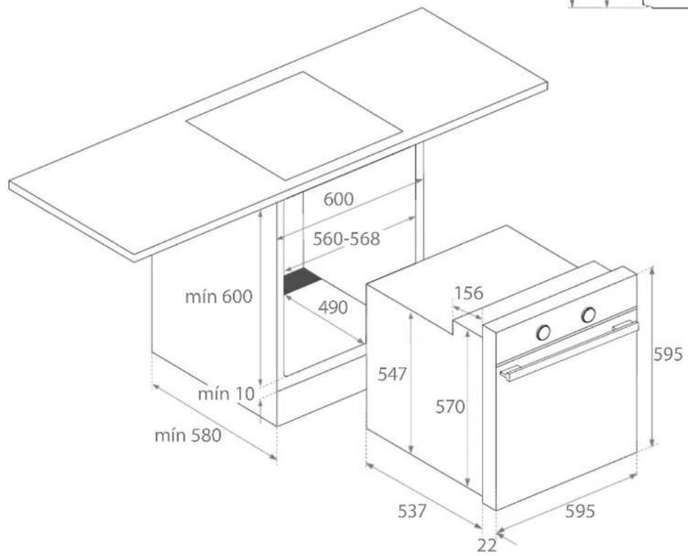 Pando PHP962 - INSTALAÇÃO SOB A BANCADA - 1