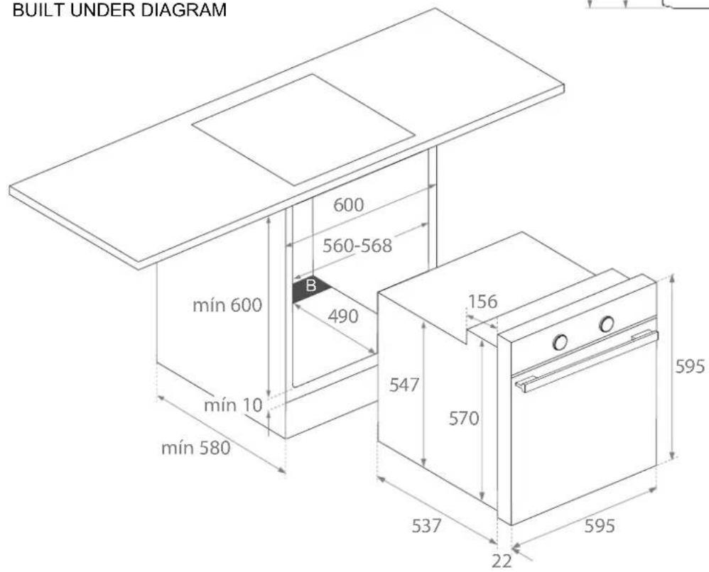 Pando PHP962 - BUILT UNDER DIAGRAM - 1