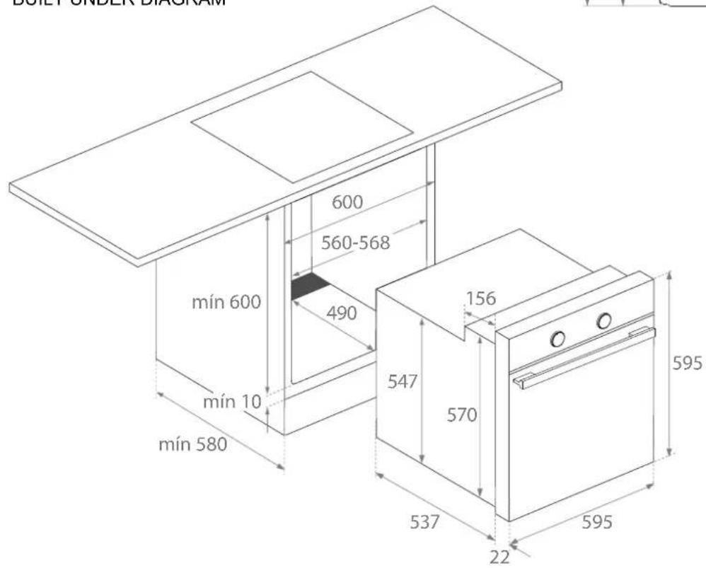 Pando PHP962 - BUILT UNDER DIAGRAM - 1