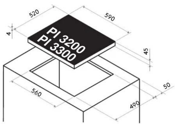 Pando PI3200 - Encastrement - 2