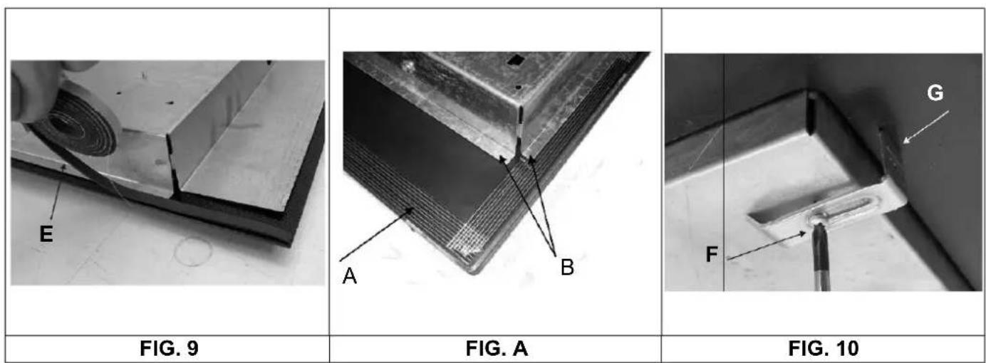 Pando PGA4490 - 4) Fixation de la PLAQUE de cuisson - 1