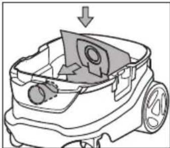 MILWAUKEE 896020 - Installing/Changing the Fleece Dust Bag - 1