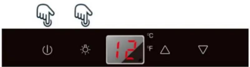 Pando PVMAV 12470 CRL - MODO "DISPLAY OFF - 1