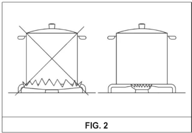 Pando PGA4370 - How to use the burners - 1