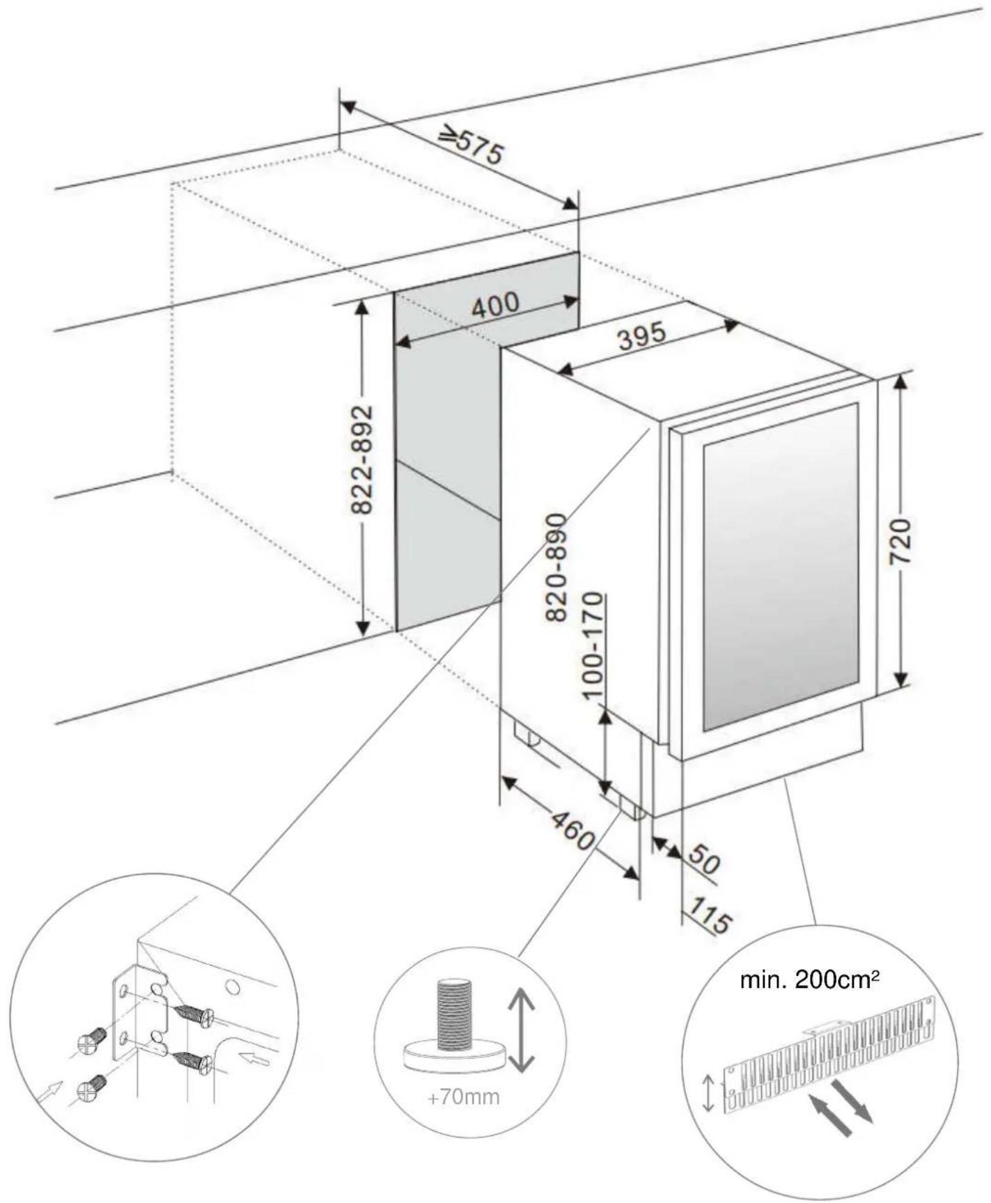 Pando PVMAVP 178112CRR - Schemas installation et COTES - 5