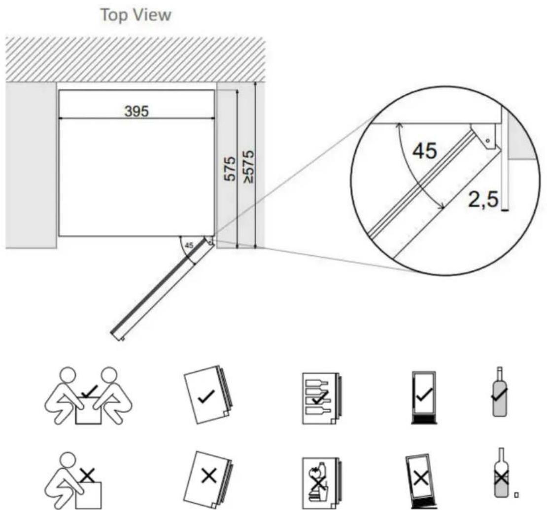 Pando PVMAVP 178112 CRL - INSTALLATION DIAGRAMS AND DIMENSIONS - 2