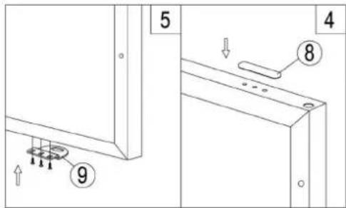 Pando PVMAVP 178112 CRL - DIAGRAM - MODELS FITTED UNDER A WORKTOP - 3