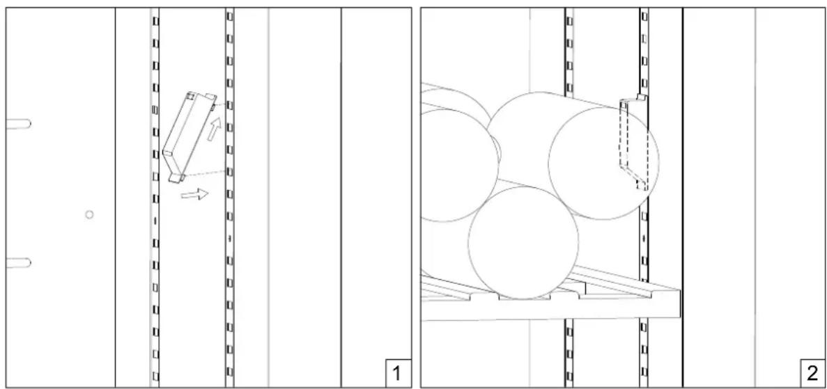 Pando PVMAV 12470 XL - Porte-bouteille bordeaux - 1