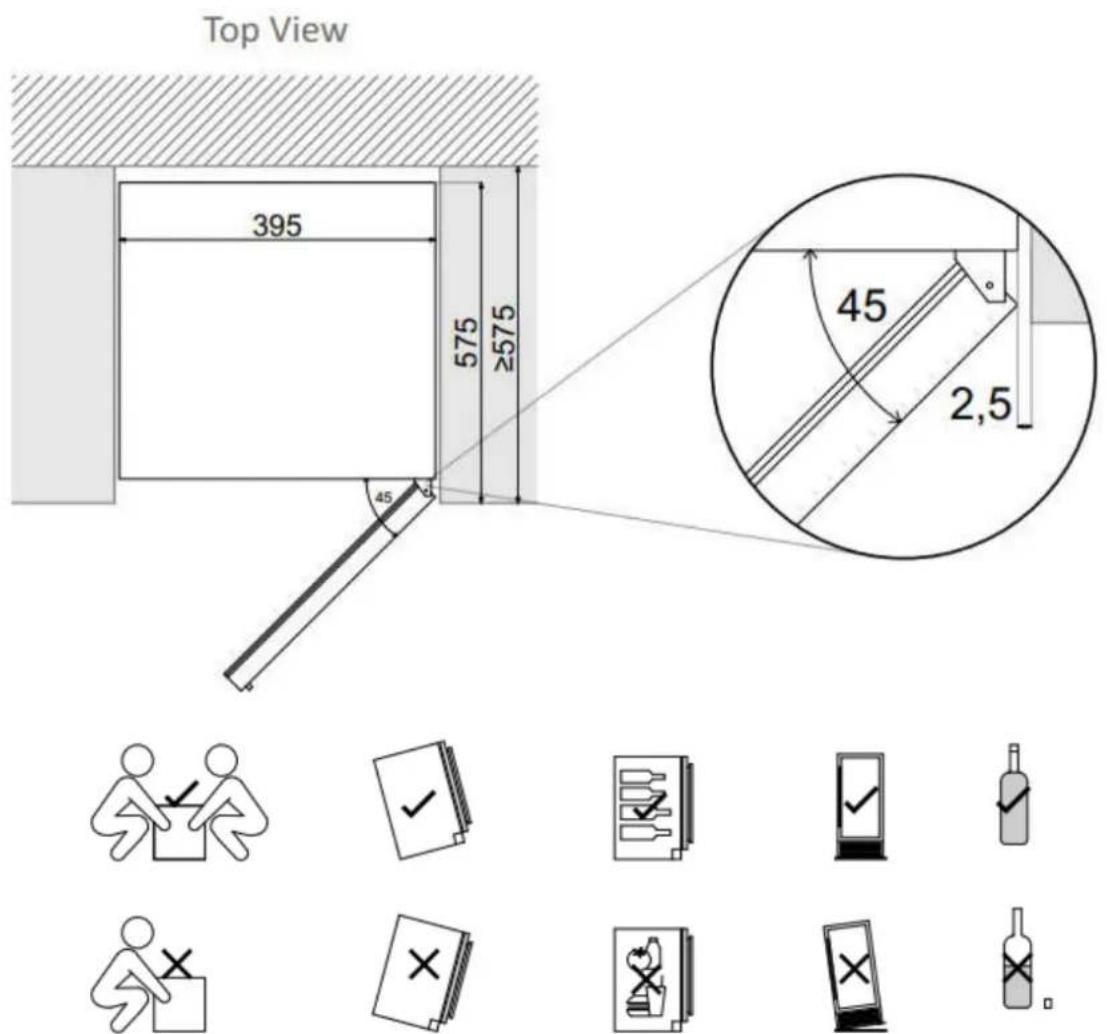 Pando PVMAV 12470 XL - ESQUEMAS DE INSTALLAÇÃO E COTAS - 2