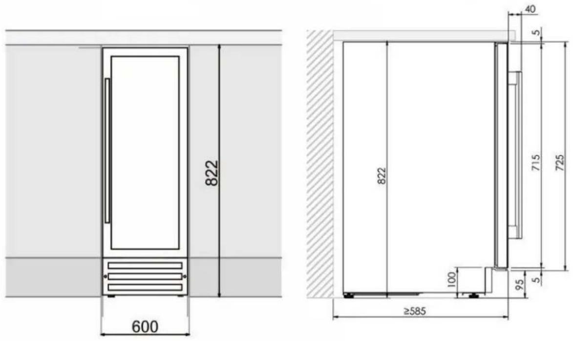 Pando PVMAV 12470 XL - ESQUEMAS DE INSTALLAÇÃO E COTAS - 1