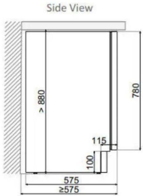 Pando PVMAV 12470 XL - INSTALLATION DIAGRAMS AND DIMENSIONS - 2