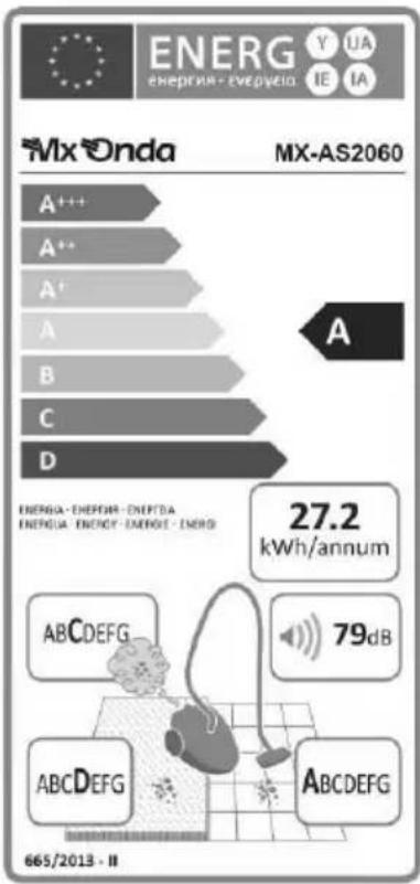 Mx Onda MXAS2060 - STAUBSAUGER OHNE BAG MULTIZYKLON HEPA PRÄMOTORISCHEN - 2