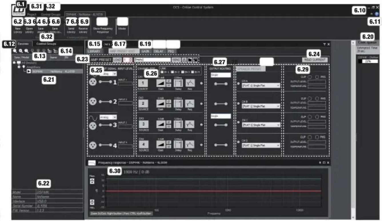 LD Systems DSP 45 K - FINESTRA RIEPILOGATIVA - 1