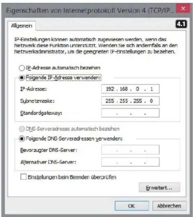 LD Systems DSP 45 K - CREATING CONNECTION VIA ETHERNET - 1