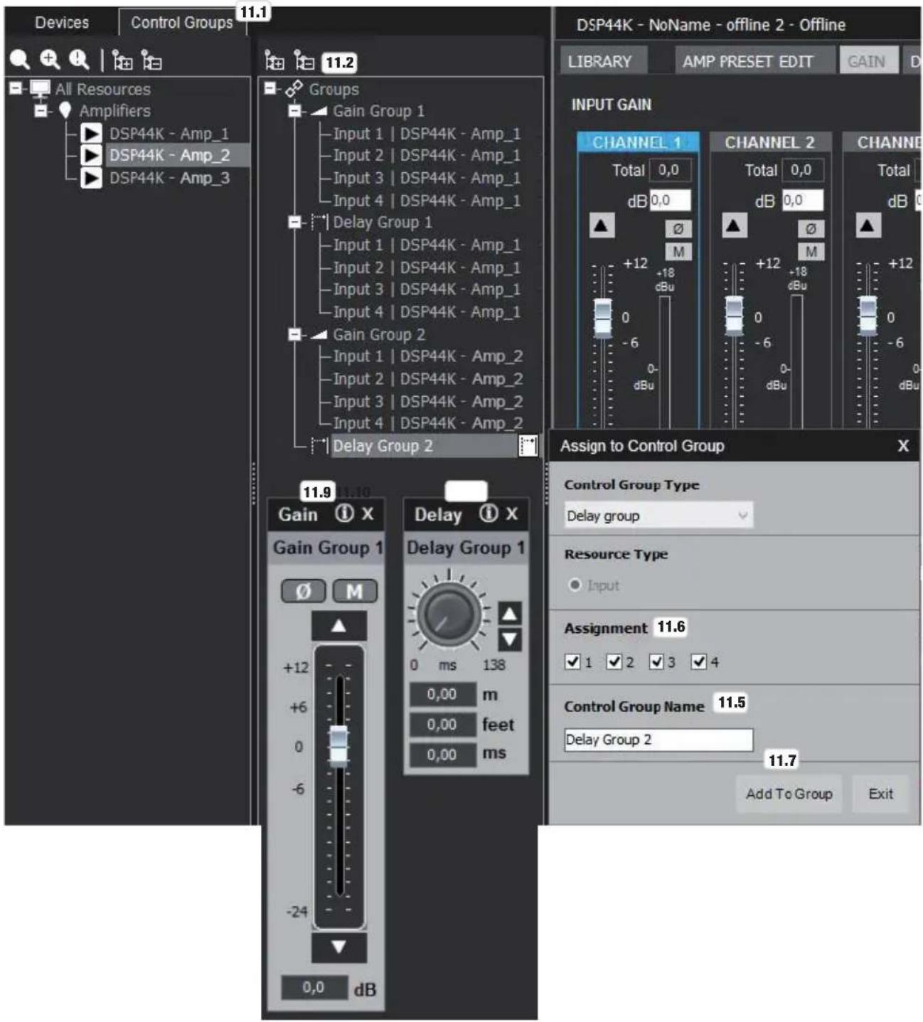 LD Systems DSP 45 K - SPEAKER PRESET EDIT - 2