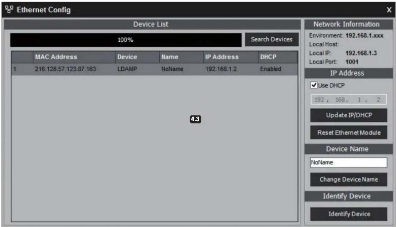 LD Systems DSP 45 K - VERBINDUNG VIA ETHERNET HERSTELLEN - 3