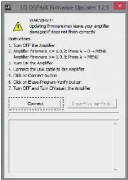LD Systems DSP 45 K - Start the firmware updater and follow the steps shown carefully! - 2