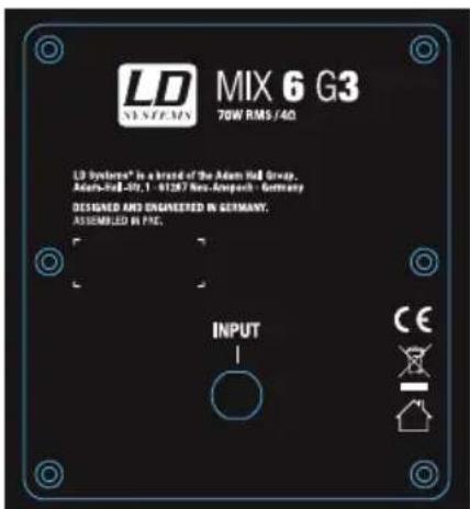 LD Systems MIX 6 G3 - ANSCHLUSS MIX6G3 - 1