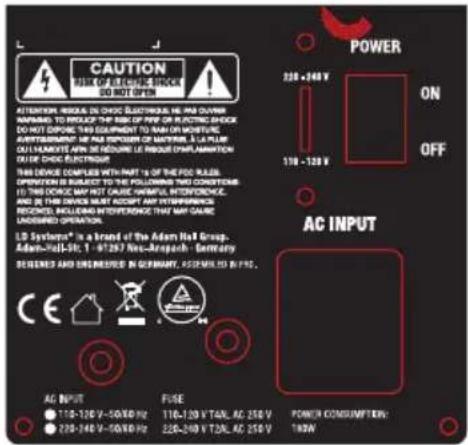 LD Systems MIX 6 G3 - POWER ON / OFF - 1